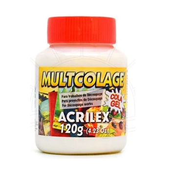Cola Gel Multcolage 120ml Ref.18112 Varejo Ind Unid Acrilex