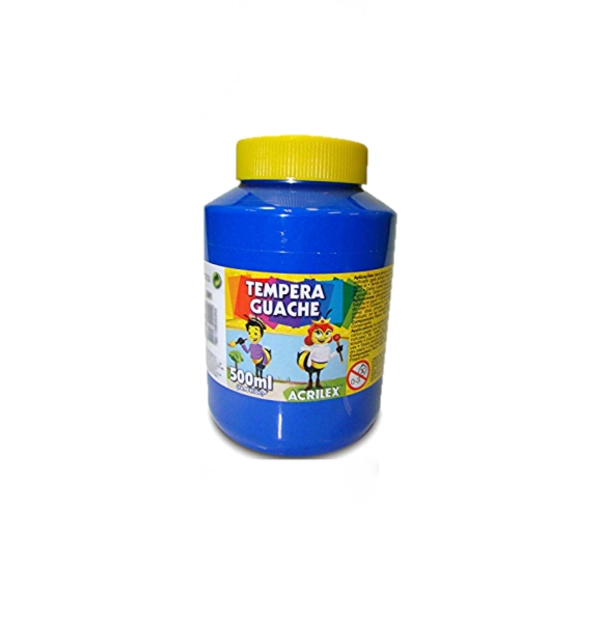 Tinta Guache 500ml Azul 02050559