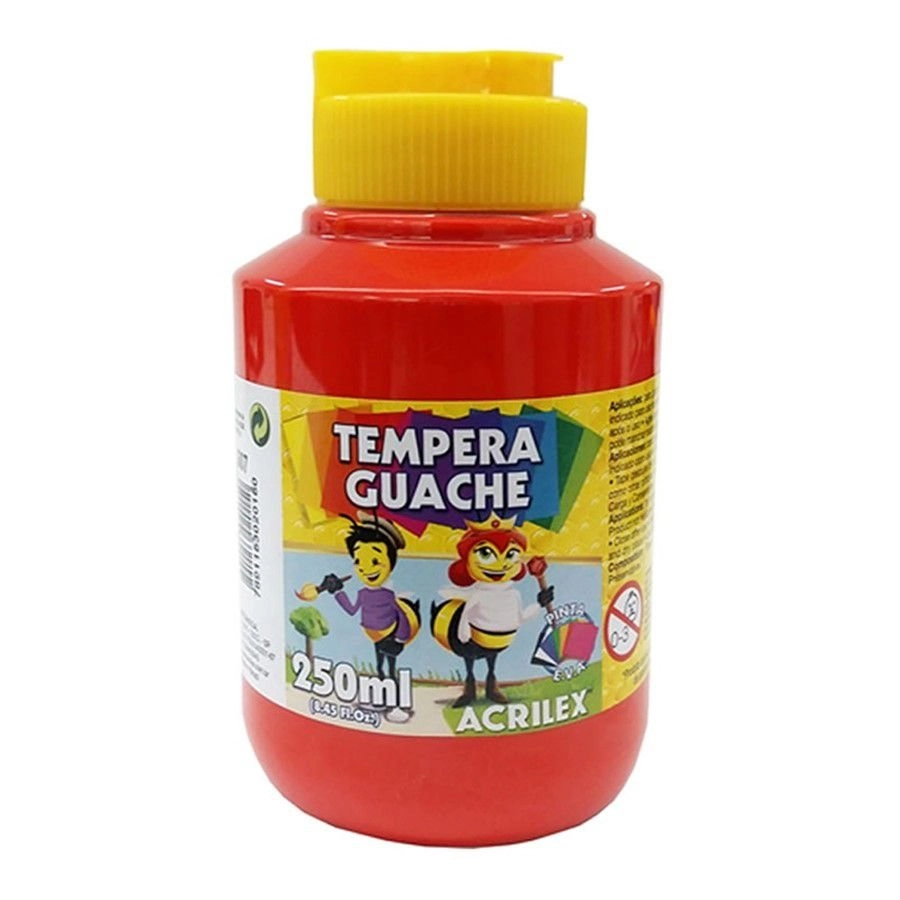 Tinta Acrilex 250ml Vermelho Fogo