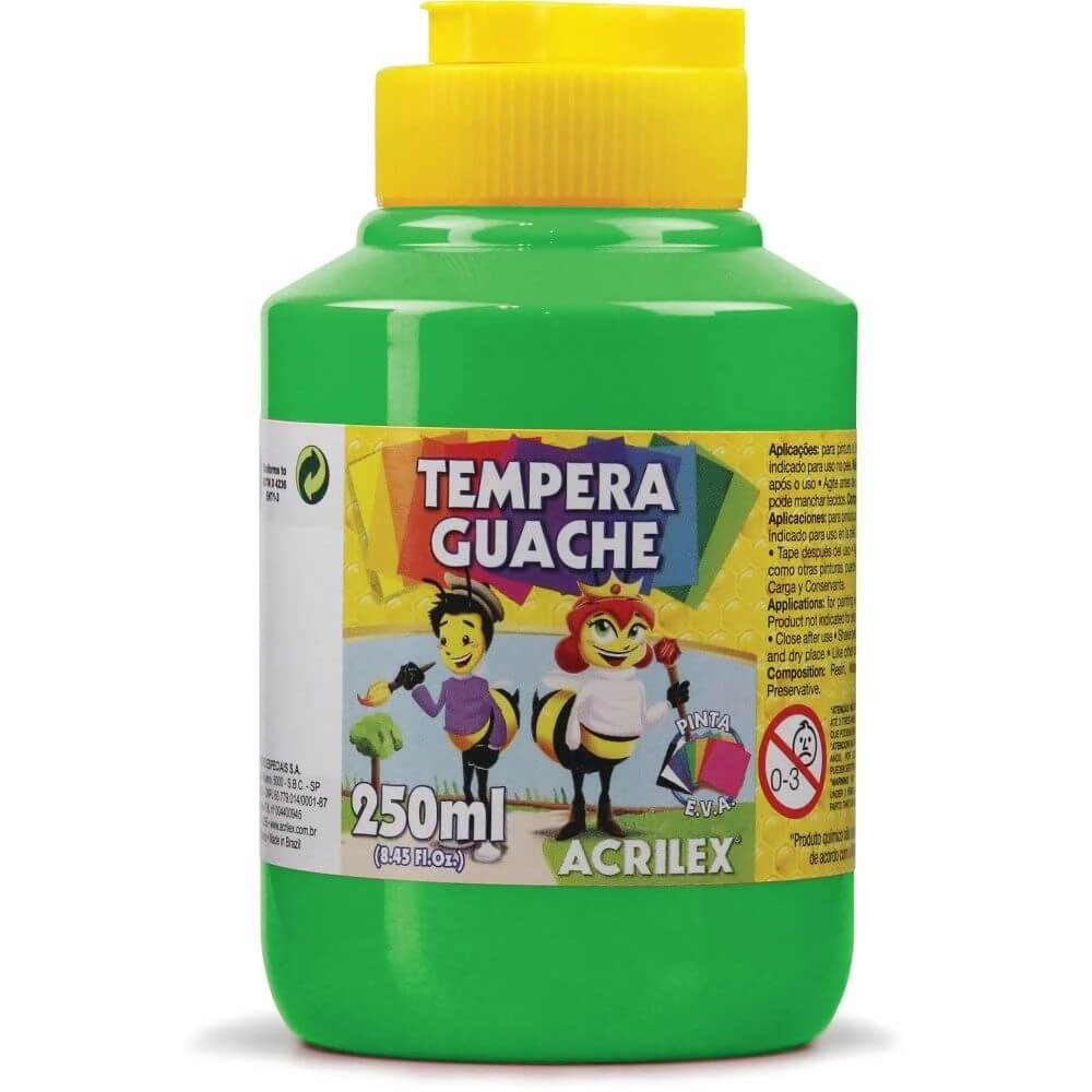 Tinta Acrilex 250ml Verde Folha