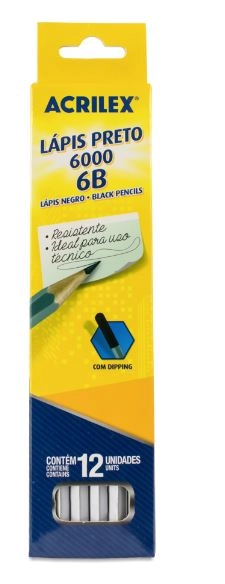 Lapis De Escrever Acrilex 6b 9698