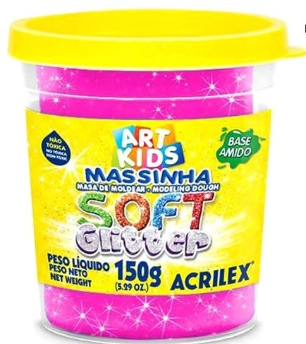 Massa Mod Acrilex Soft Glitter Rs 150g