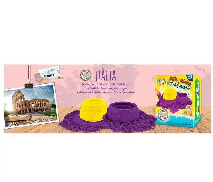 Areia Kit Coliseu 400g 05916 Acrilex