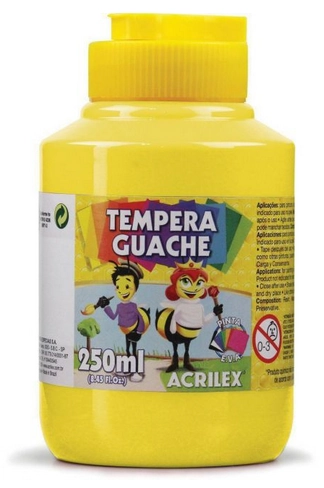 Tinta Tempera Guache Amarelo Limao