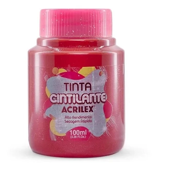 Tinta Cintilante Acrilex 100ml Purpura 26