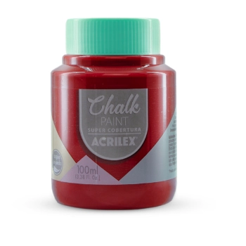 Tinta Chalk Paint 100ml Vermelho Nepal Acrilex