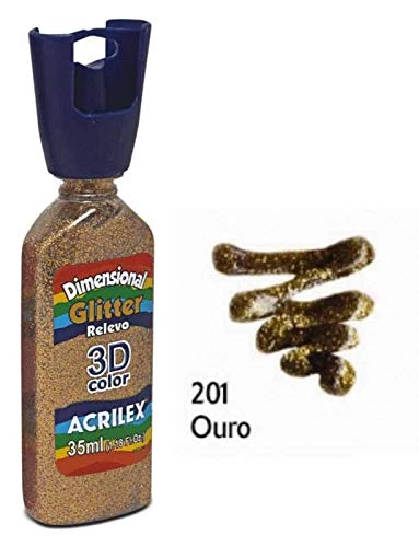 Tinta Dimensional Acrilex C Glitter Our