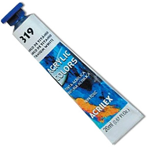 Tinta Acrílica Profissional Branca 20ml- Acrilex