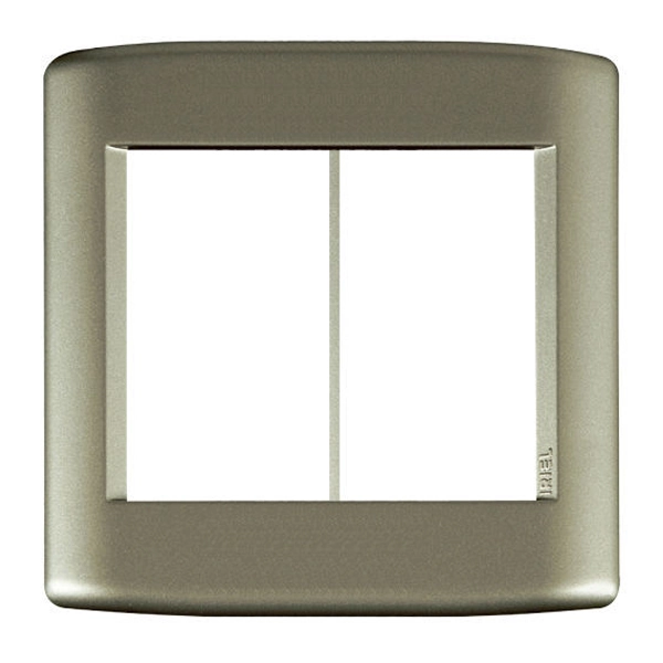 Placa sem Suporte 4x4 6Módulos Dourado Talari Siemens