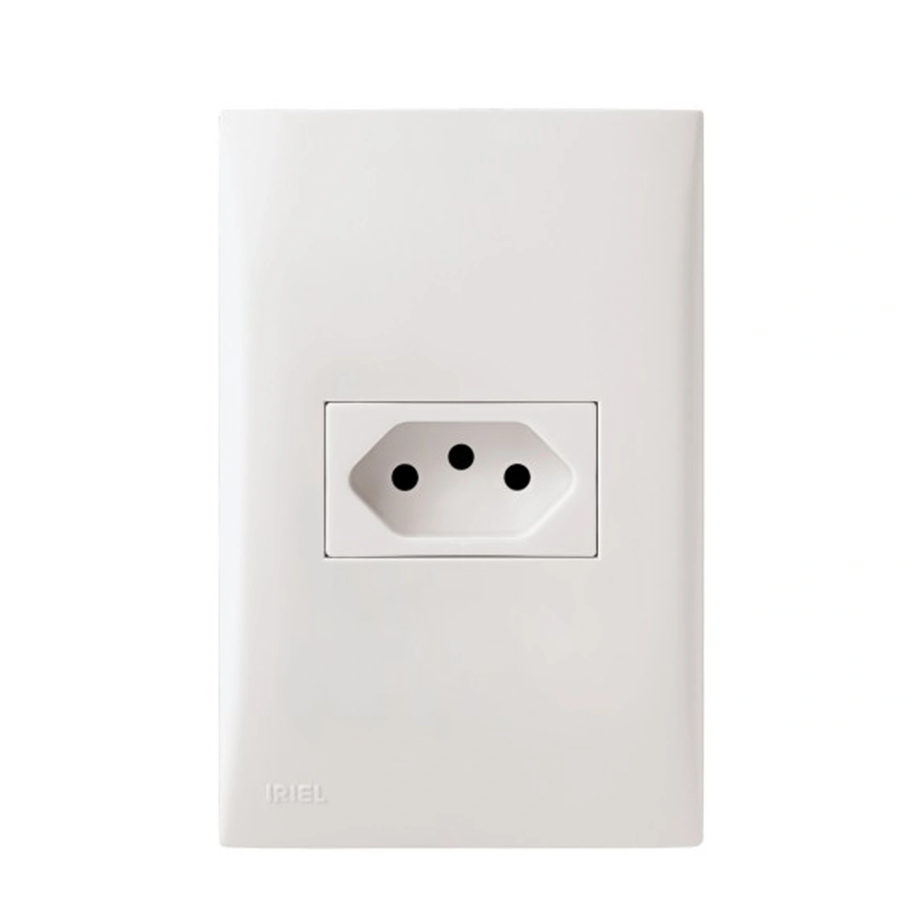 Conjunto de Tomada Energia 2+T 10A Branco Impéria Iriel