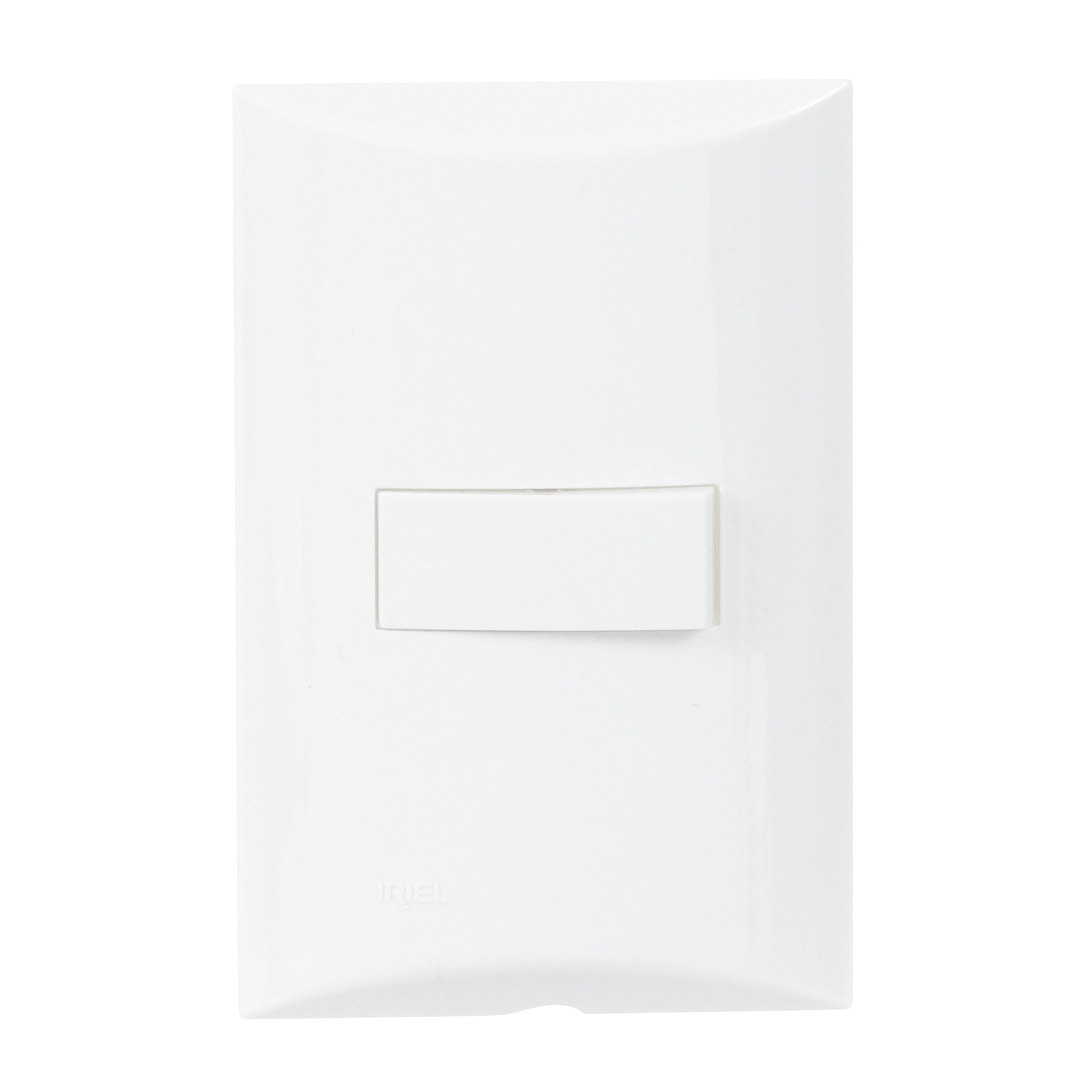 Conjunto 1 Interruptor Simples 10A Branco Brava! Iriel
