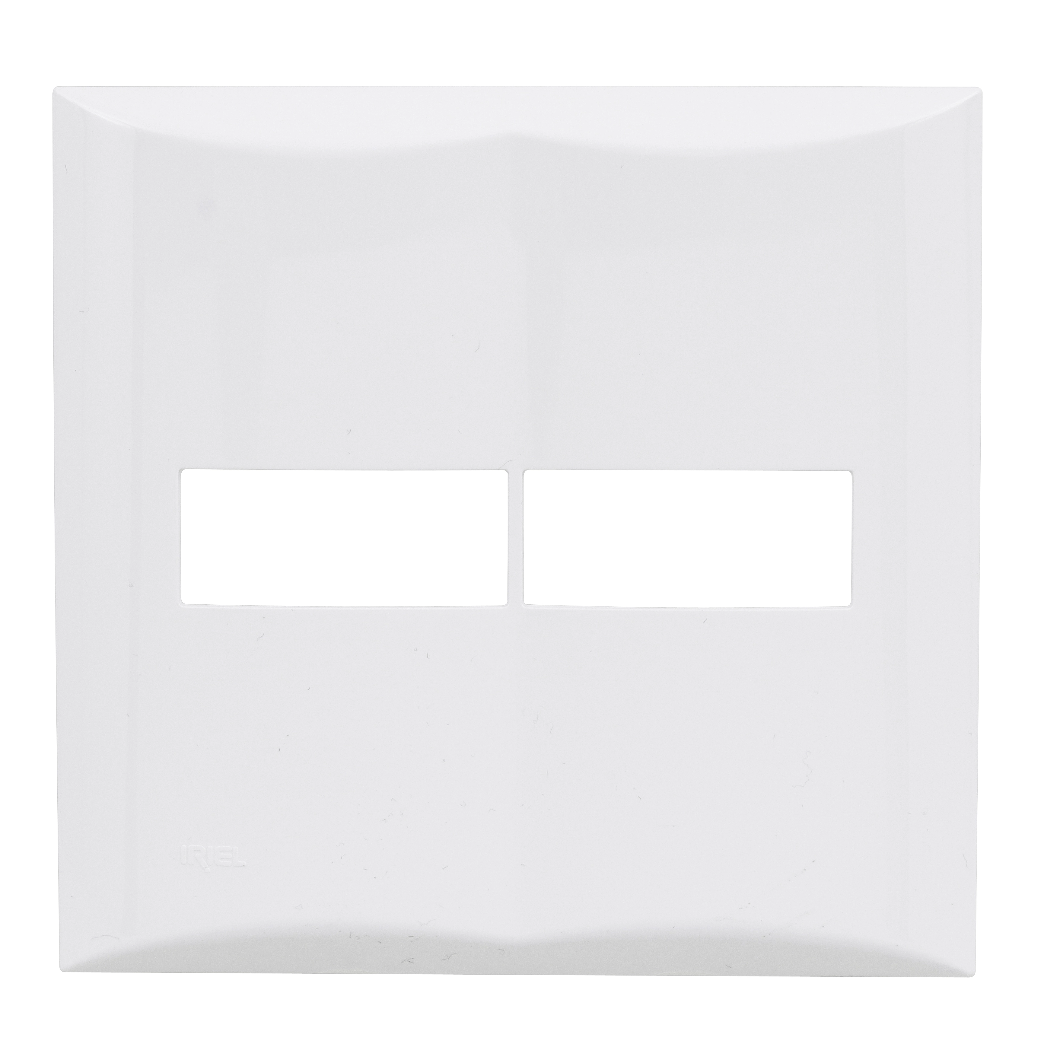 Placa sem Suporte 4x4 2 Módulos Branco Brava! Iriel