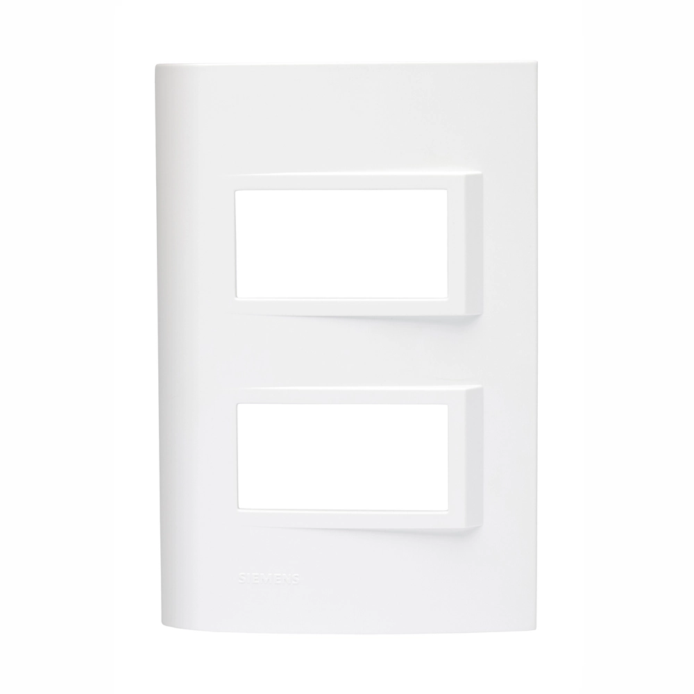 Placa sem Suporte 4x2 2Módulos Branco Vivace Siemens