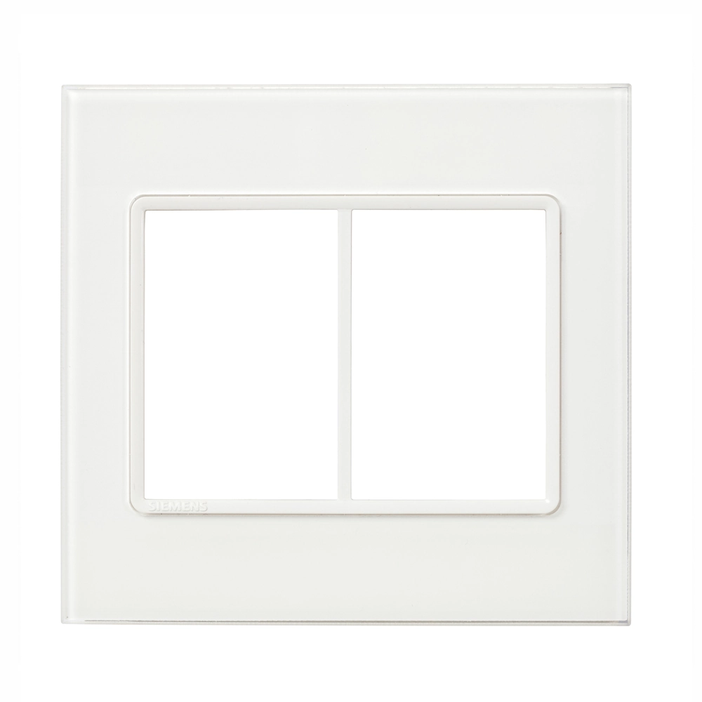 Placa sem suporte 4x4 6Módulos Acrílico Transparente Delta mondo Acrylic Siemens