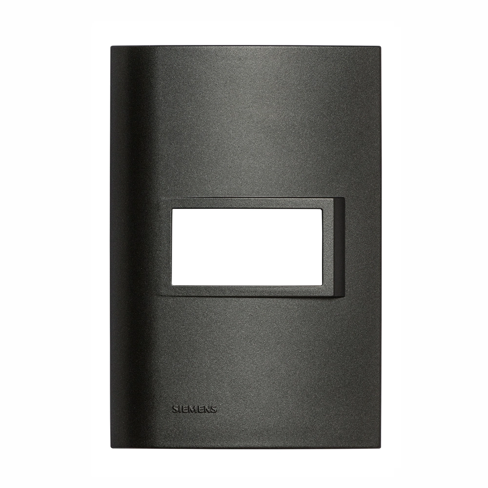 Placa sem suporte 4X2 1Módulo Vivace Carbono Siemens