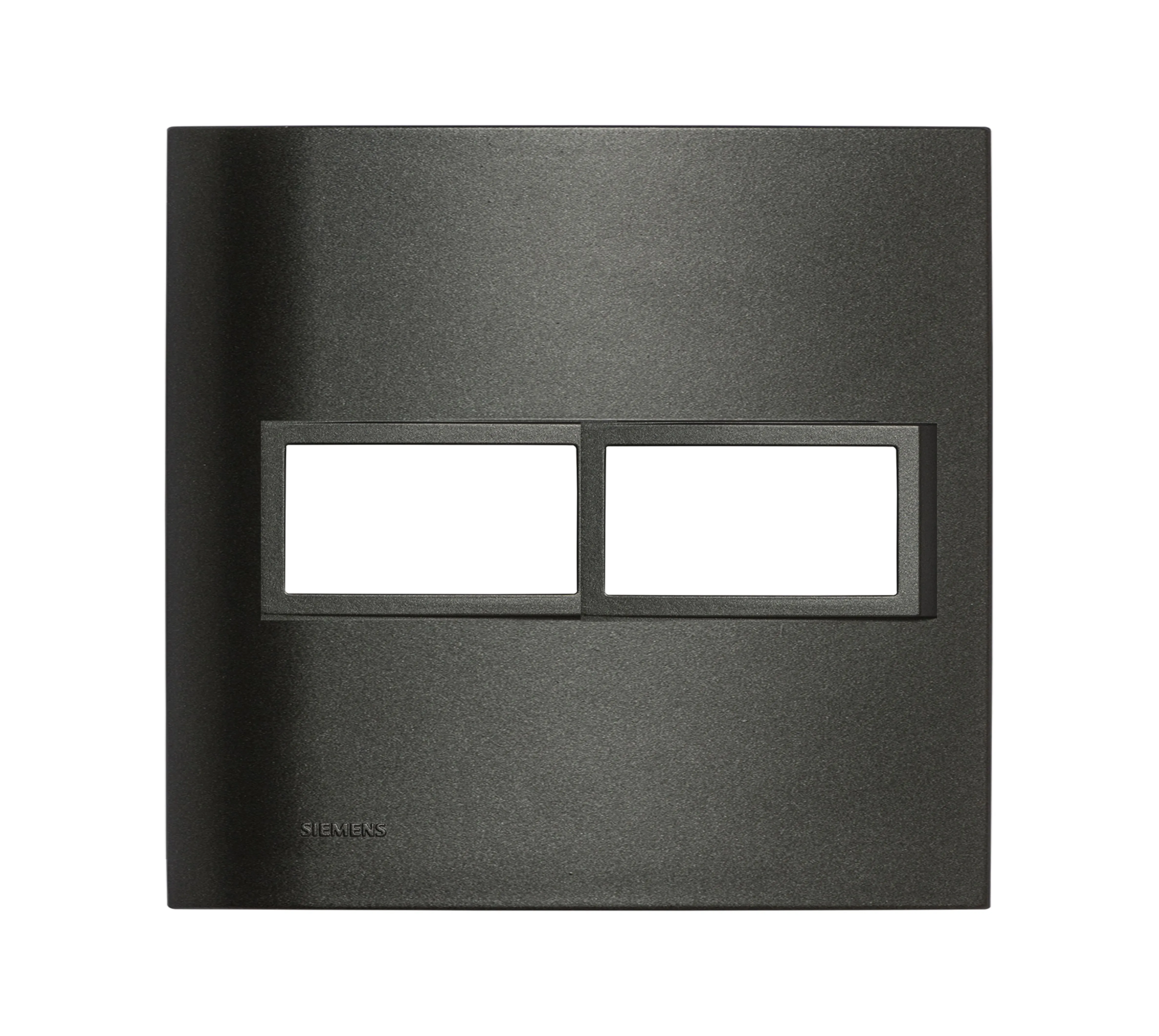 Placa sem suporte 4x4 2Módulos Vivace Carbono Siemens