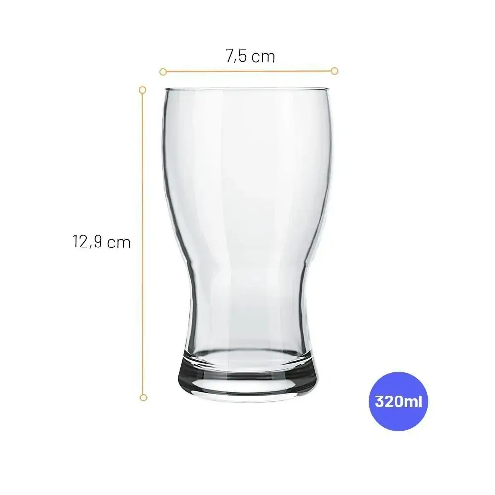 Jogo de Copos para Cerveja Frevo Nadir 320 ml com 6 peças