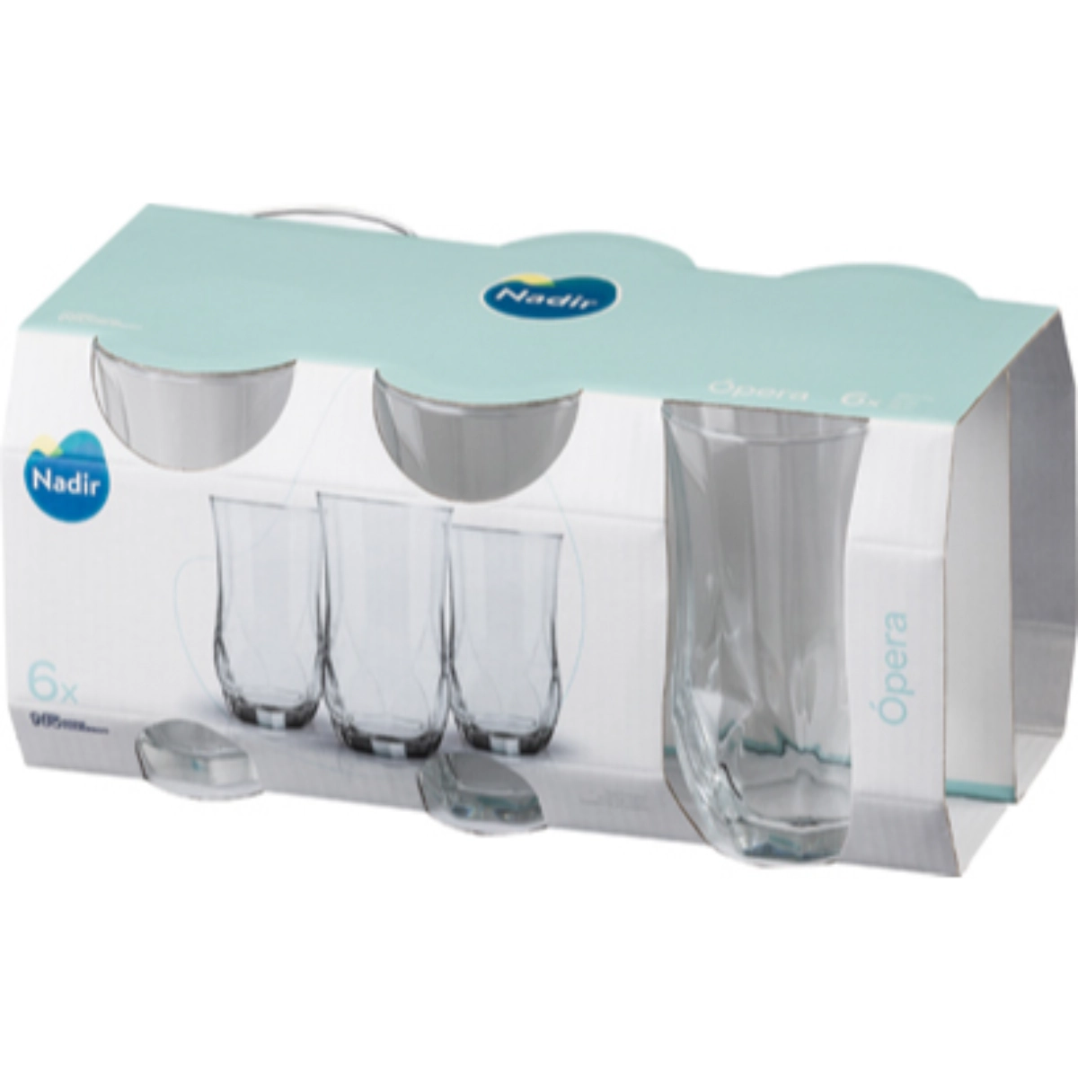Conjunto 6 Copos Opera 360ml