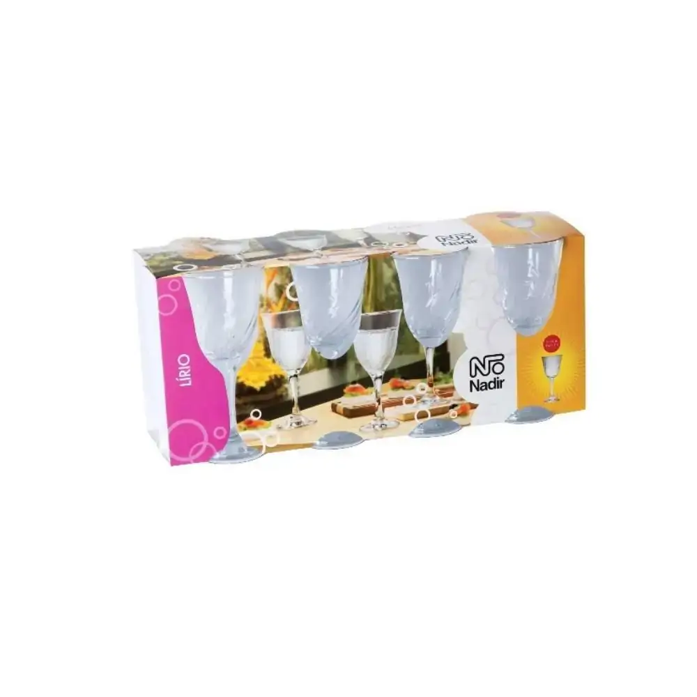 Conjunto Tacas Lirio Agua Lv8 Pg6
