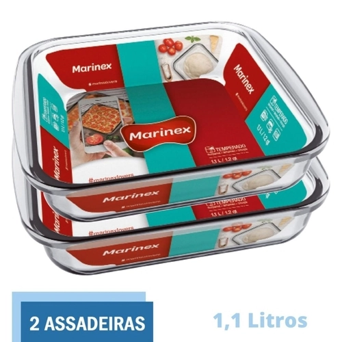 Cj.2 Assadeiras Quadrada Media Peq