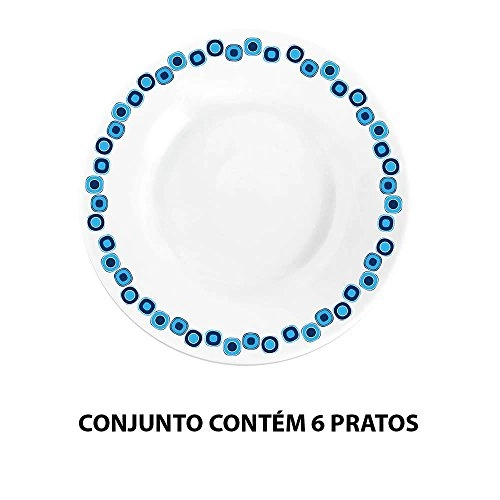 Prato Nf Opaline Dec 23cm Fundo