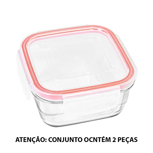 Pote Hermético Quadrado Facilita Mais 500ml