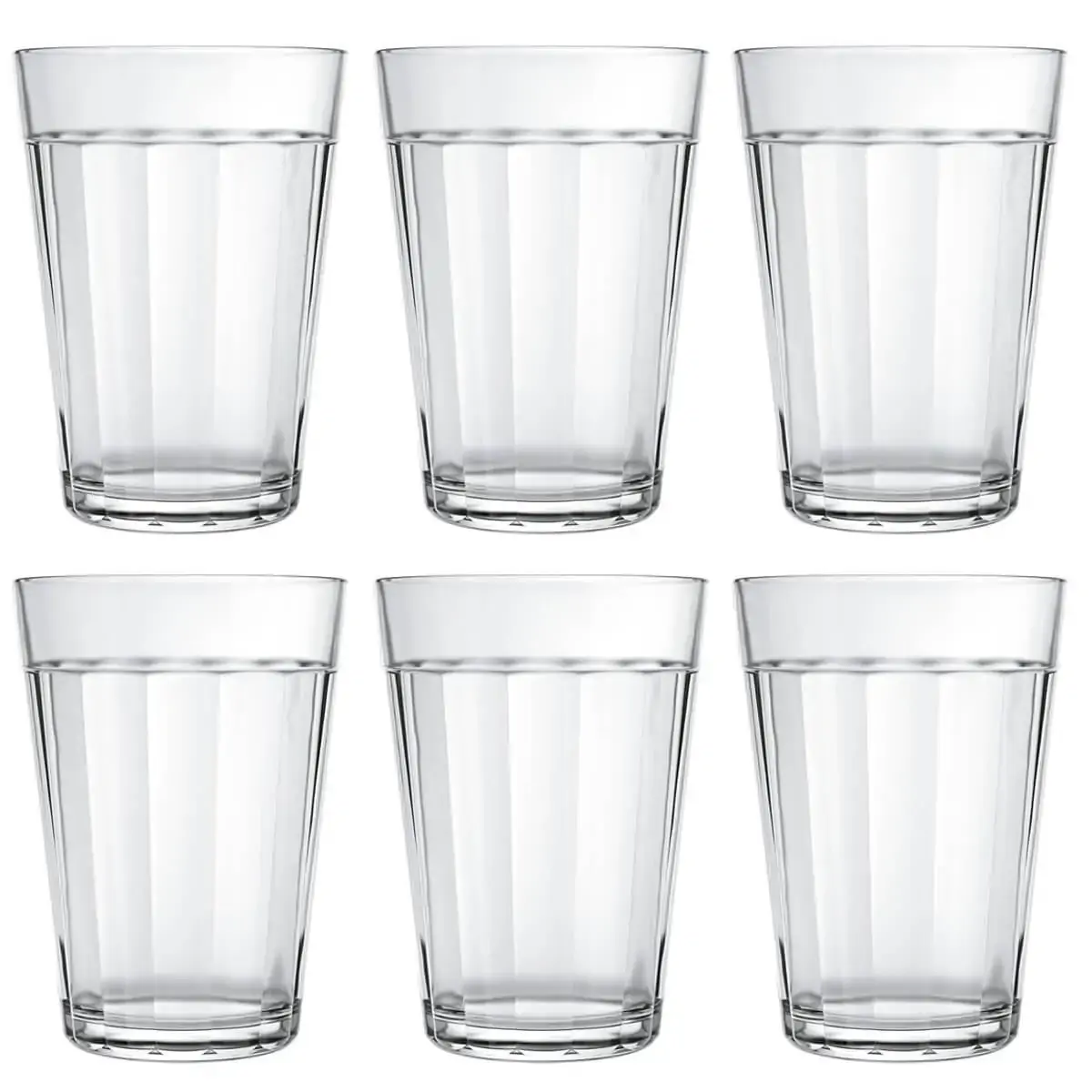 Jogo 6 Copos Americanos 190ml Copos Multiusos Café Cerveja Água Suco Nadir Figueiredo