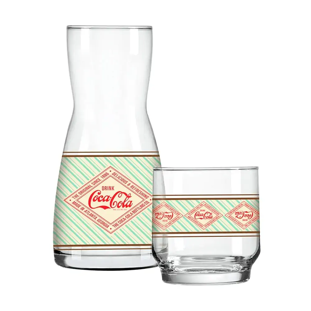 Moringa Com Copo em Vidro Personalizada Coca Cola 500ml
