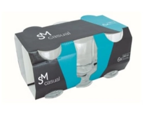 Jogo de Taças SM Casual 260ml com 6 peças