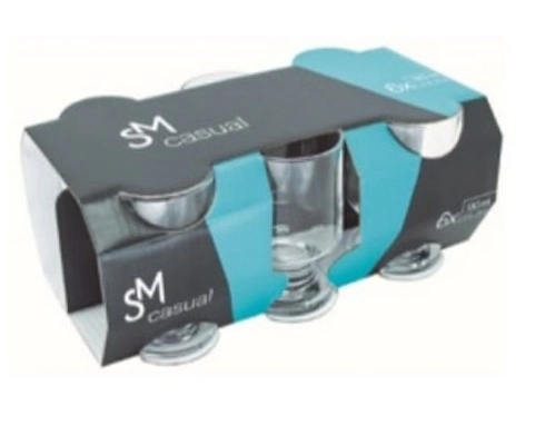 Jogo de Taças SM Casual 180ml com 6 peças