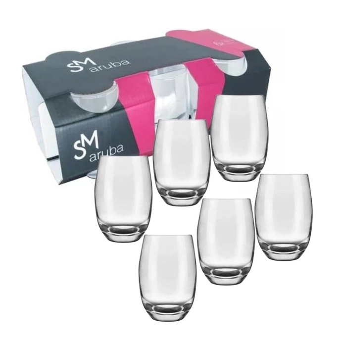 Jogo De Copos Sm Aruba 345Ml Com 6 Peças