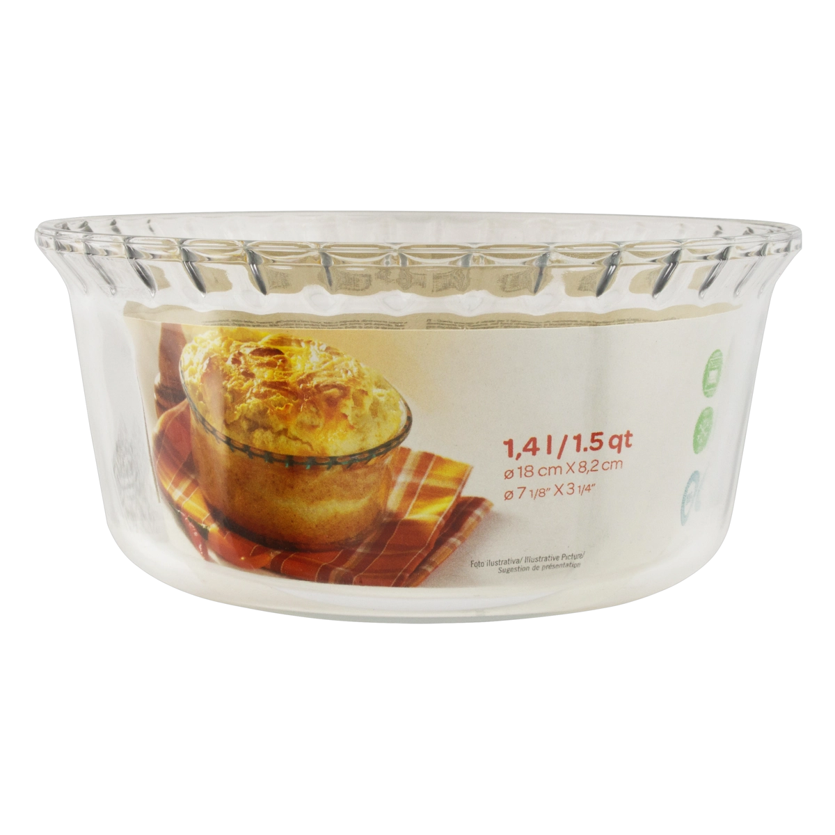 Forma para Suflê Marinex 1,4L