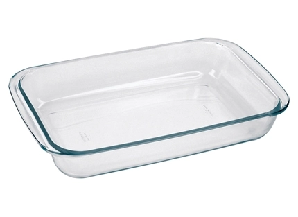 Forma Assadeira De Vidro Borossilicato Retangular 1,6l Travessa Refratária Pequena Marinex