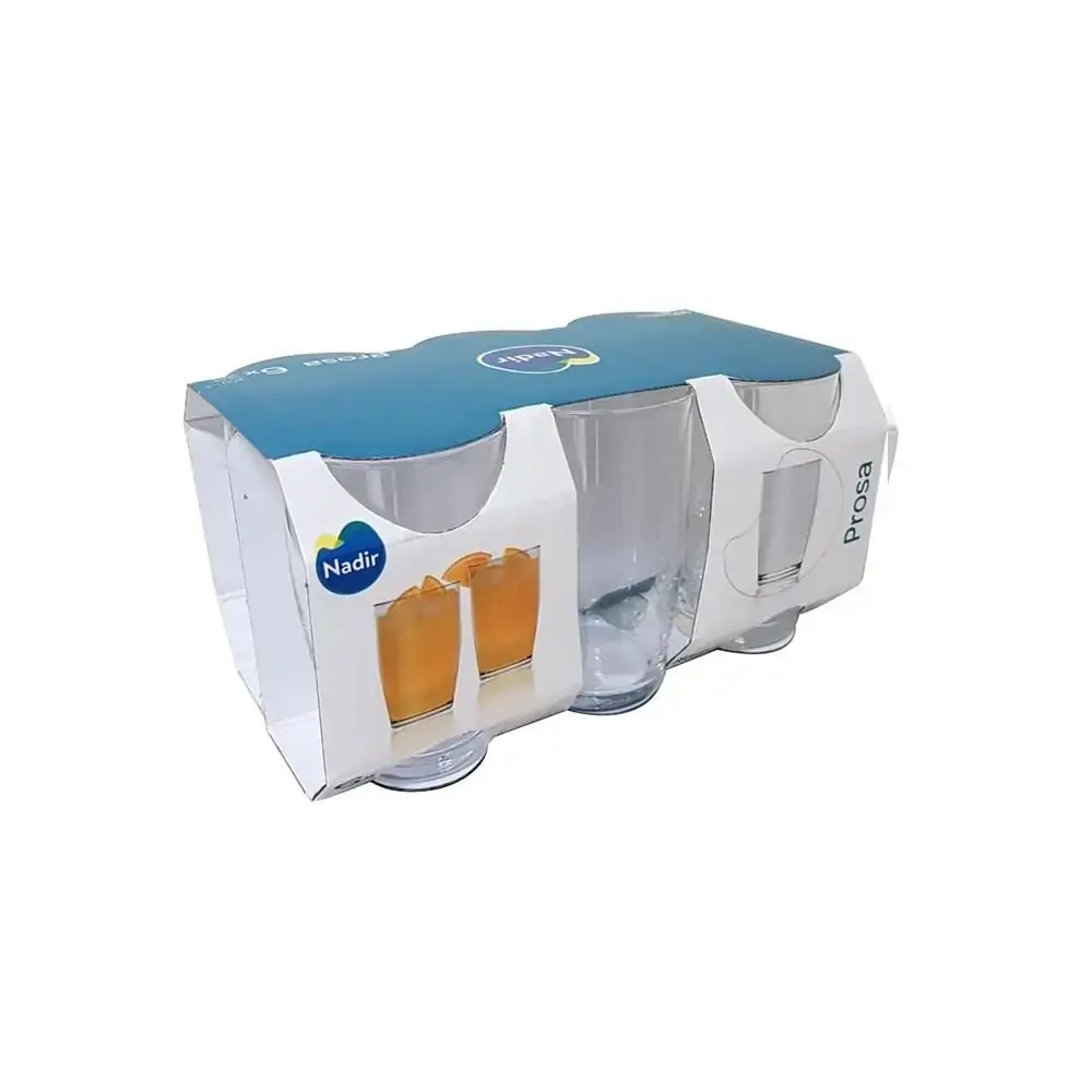 Jogo de Copos Nadir Prosa 300ml com 6 peças