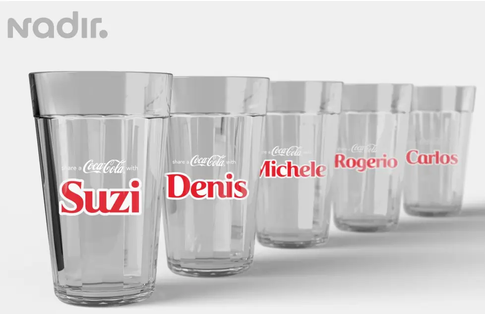 Copo Americano Nadir Coca Cola Nomes 345ml