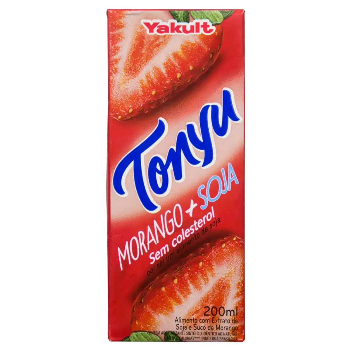 Bebida à Base De Soja Morango Yakult Tonyu Caixa 200ml