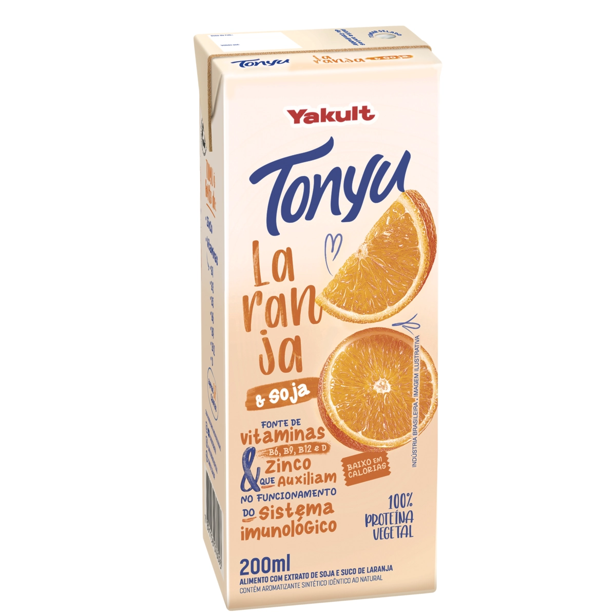 Bebida à Base de Soja Laranja Yakult Tonyu Caixa 200ml