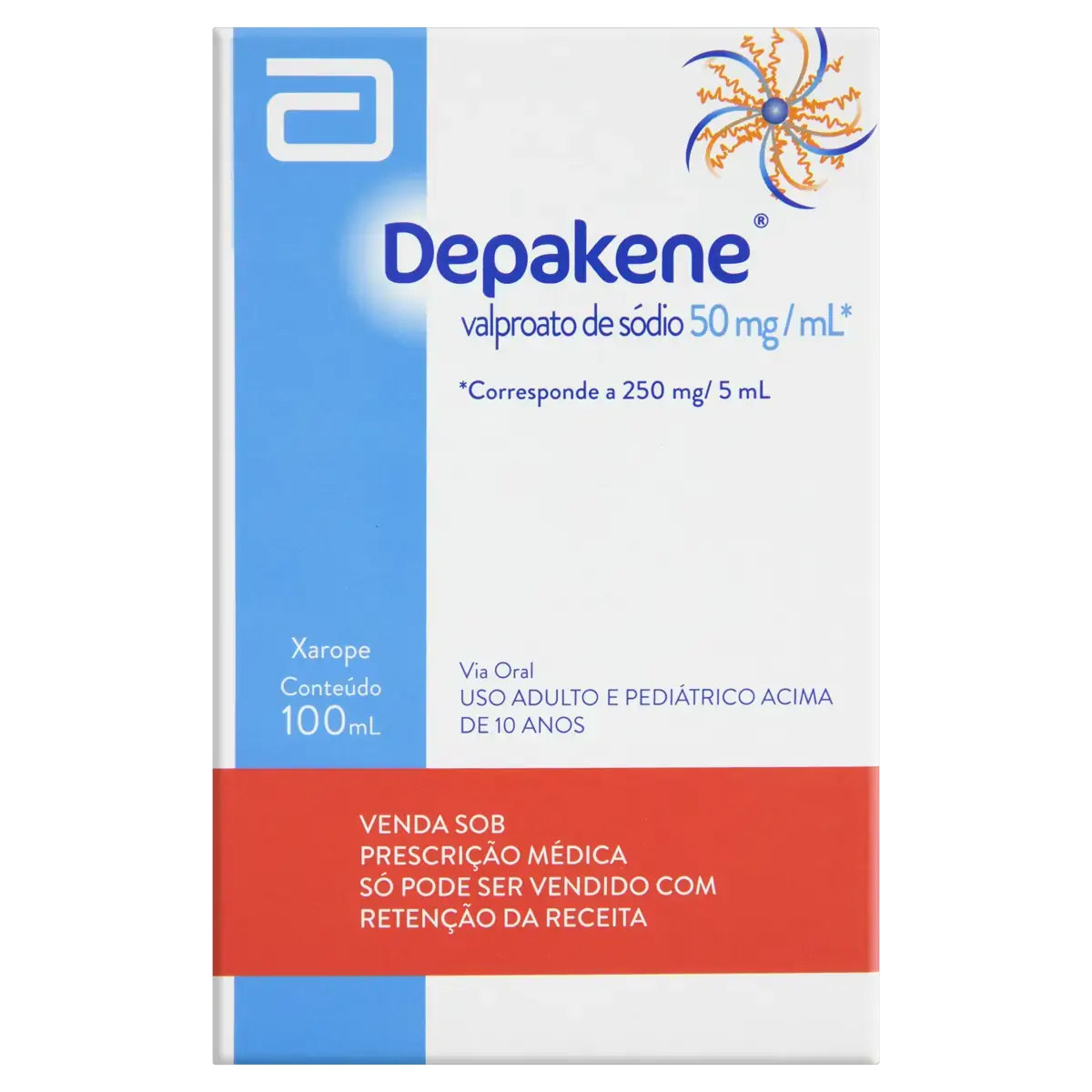 Xarope Depakene 50mg/ml Abbott Caixa 100ml