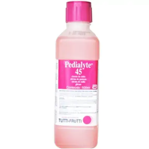 Pedialyte 45 Sabor Tutti Frutti 1,/ml 0,49 G/ml 1,025 G/ml 11,375 G/ml Solução Oral 500 Ml Abbott Si