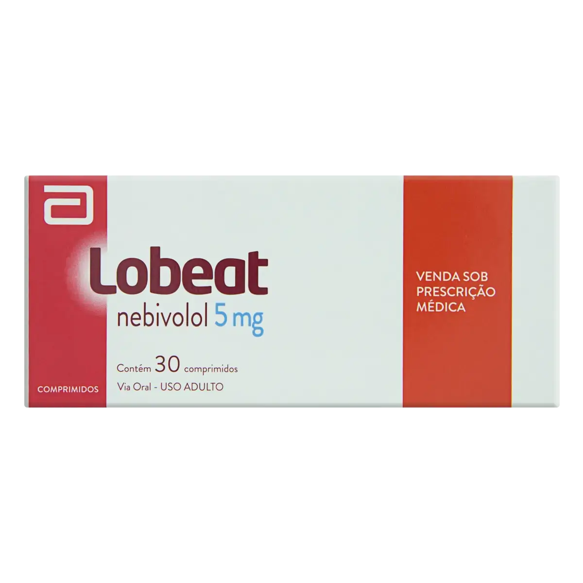 Lobeat 5mg Abbott Caixa 30 Comprimidos