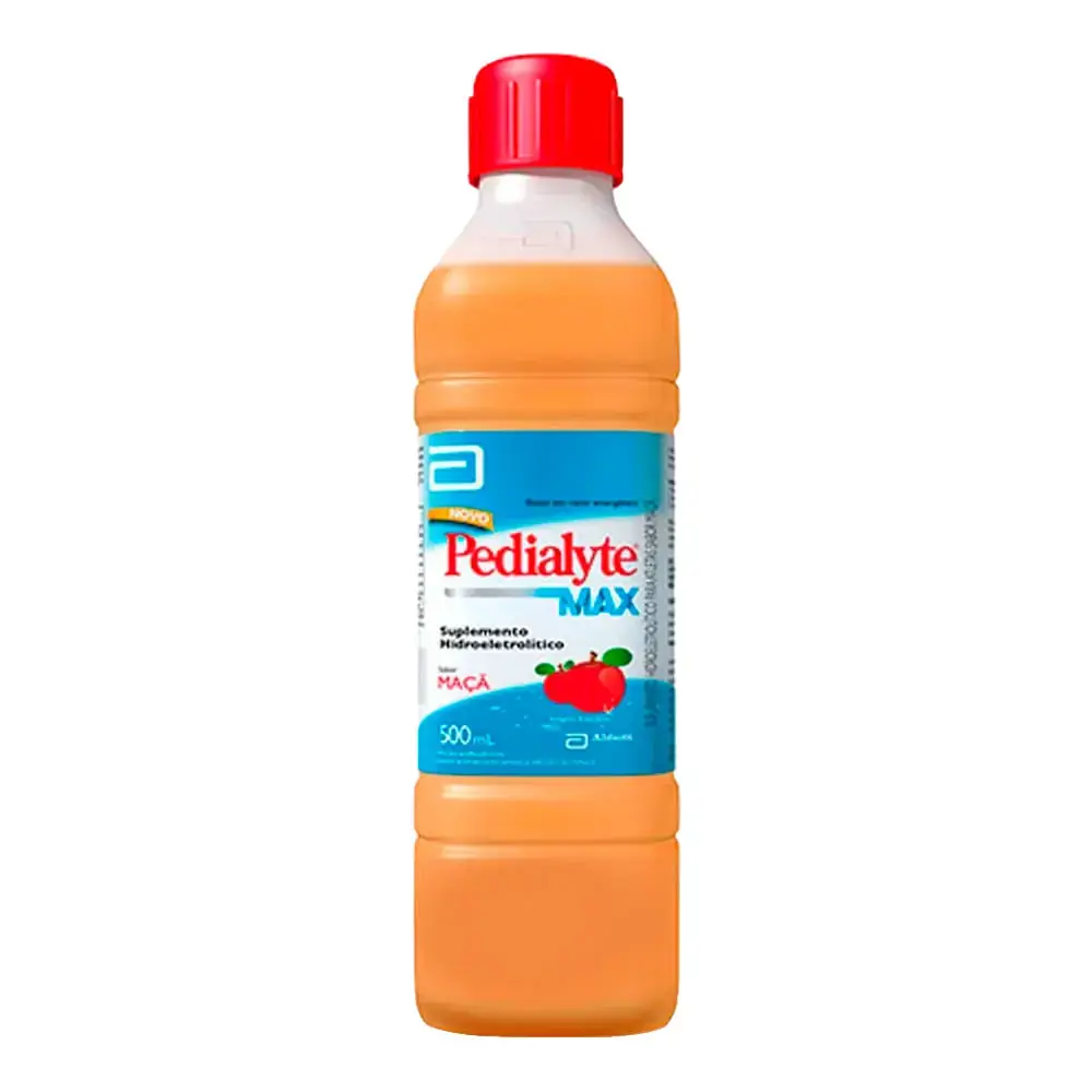 Suplemento Pedialyte Max Sabor Maçã 500 ml