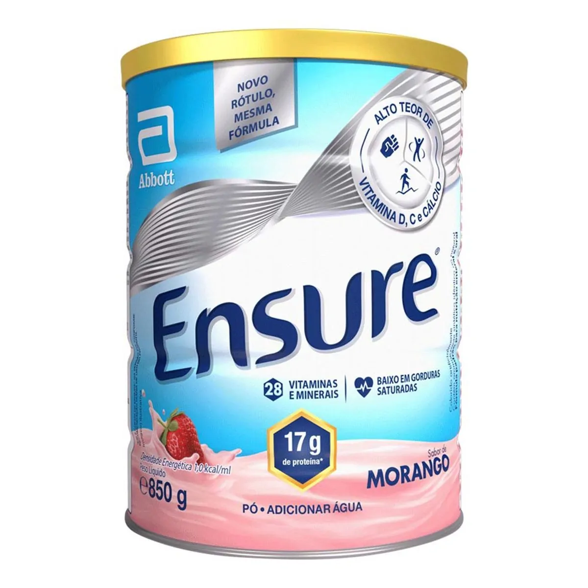 Complemento Alimentar Ensure Morango 850g