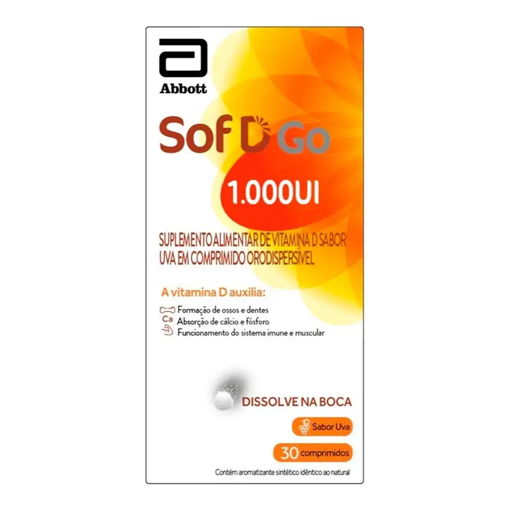 Sof D Go 1.000 Ui 30 Com Orodispersivel
