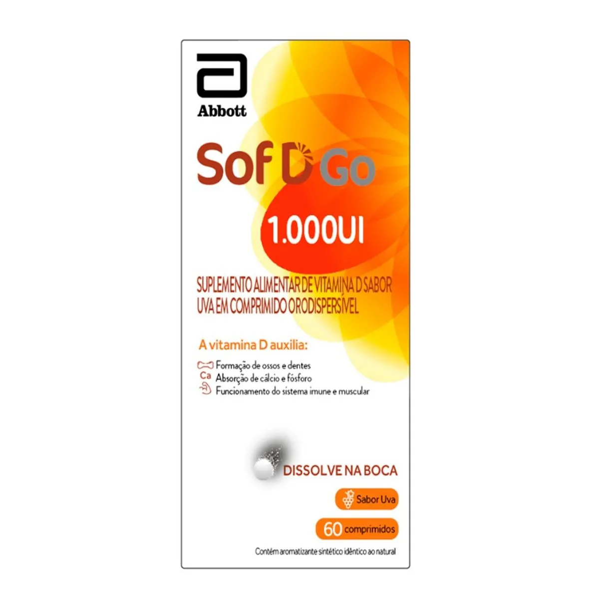 Sof D Go 1.000 Ui 60 Com Orodispersivel