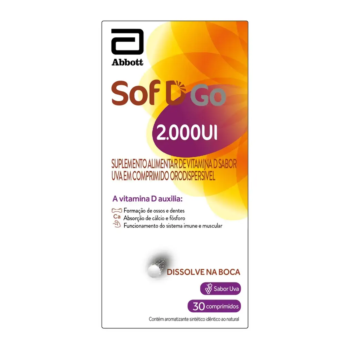 Sof D Go 2.000 Ui 30 Com Orodispersivel