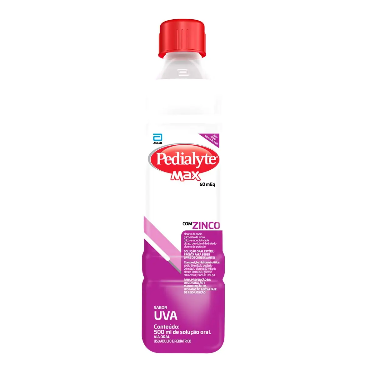 Pedialyte Max Sol Or Fr 500ml Sb Uva