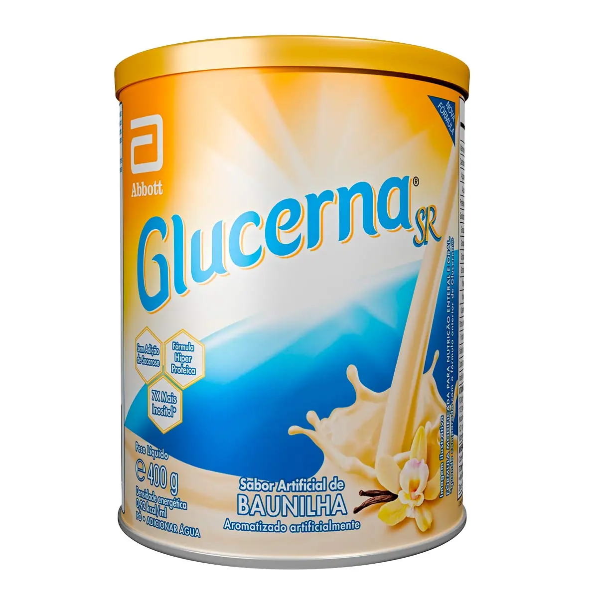 Fórmula Para Nutrição Baunilha Glucerna Sr Lata 400g