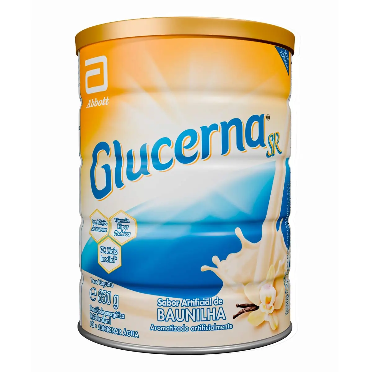 Fórmula Para Nutrição Baunilha Glucerna Sr Lata 850g