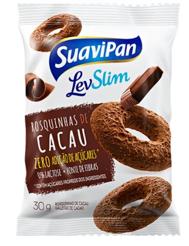 Rosquinha Lgt 12 X 35 G Choc Suavipan
