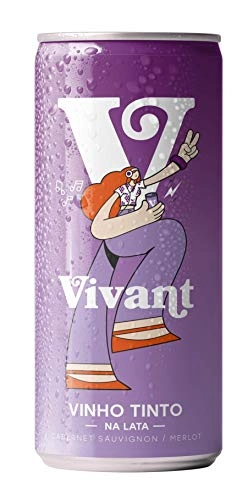 Vinho Brasileiro Tinto VIVANT Lata 269ml